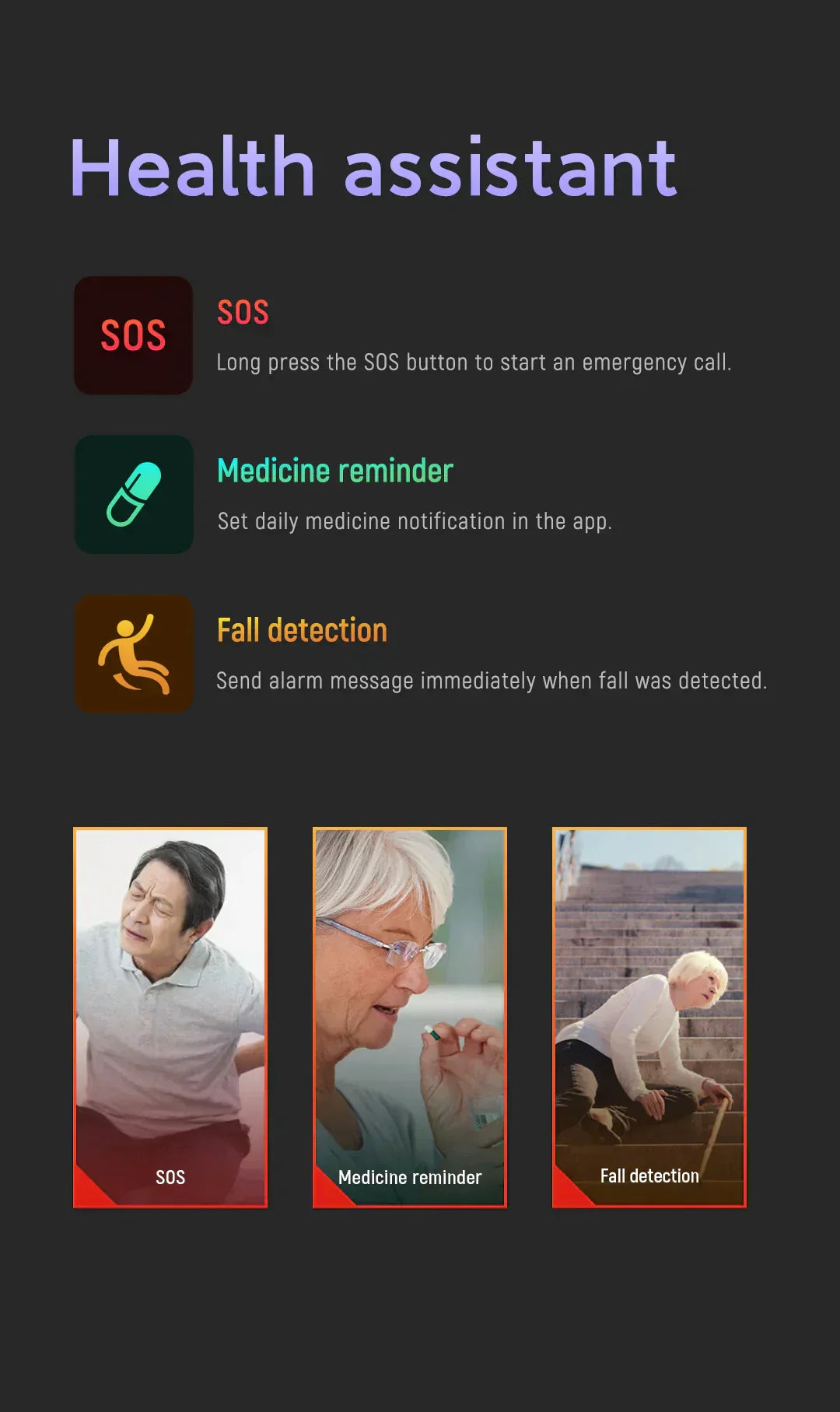 Smart Safety Watch with Fall Detection and GPS Tracking
