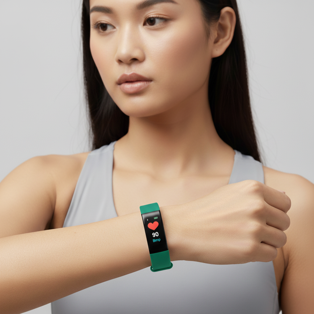 Senioren Smartwatch mit Herzfrequenz-Tracking und Wasserschutz