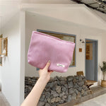 Geräumige Cord-Tasche für Kosmetik – Organizer Bag
