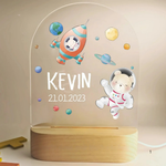 Personalized Night Light with Name - Gentle Warm LED Lighting for Kids