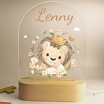 Personalized Night Light with Name - Gentle Warm LED Lighting for Kids