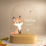 Personalized Night Light with Name - Gentle Warm LED Lighting for Kids