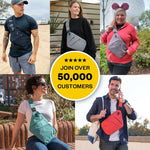Stilvolle Multifunktions-Brusttasche für aktive Männer