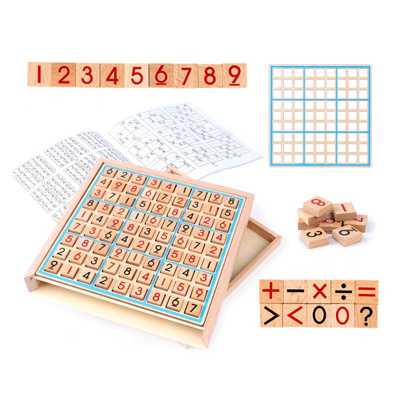 Sodera - Umweltfreundliches Sudoku-Puzzle aus Holz für jede Altersgruppe