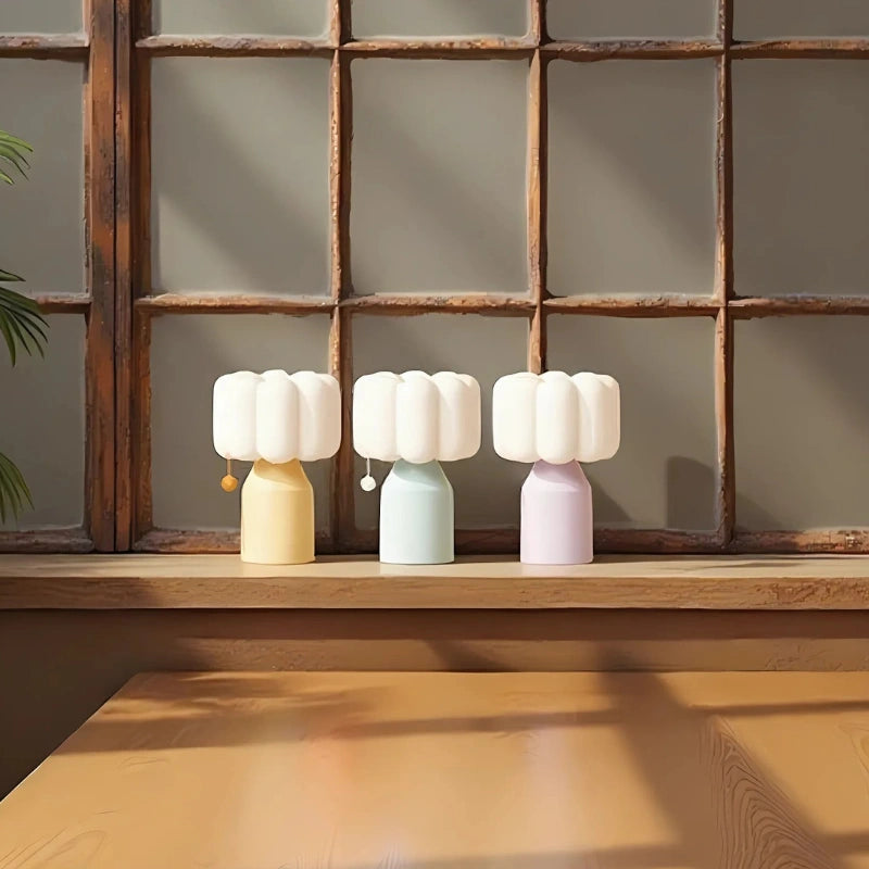 Cloud-Soft Table Lamp – Cordless Night Light for Any Room