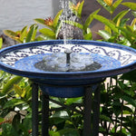 Solarbetriebene Wassersäule für Garten und Balkon