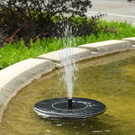 Solarbetriebene Wassersäule für Garten und Balkon