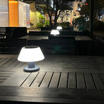 Modern Solar-Powered Table Lamp – USB-Rechargeable Light Source for Cozy Evenings
