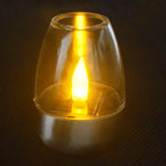 Solar-Powered Garden Lantern - Stainless Steel with Warm White LED Light for Outdoor Use