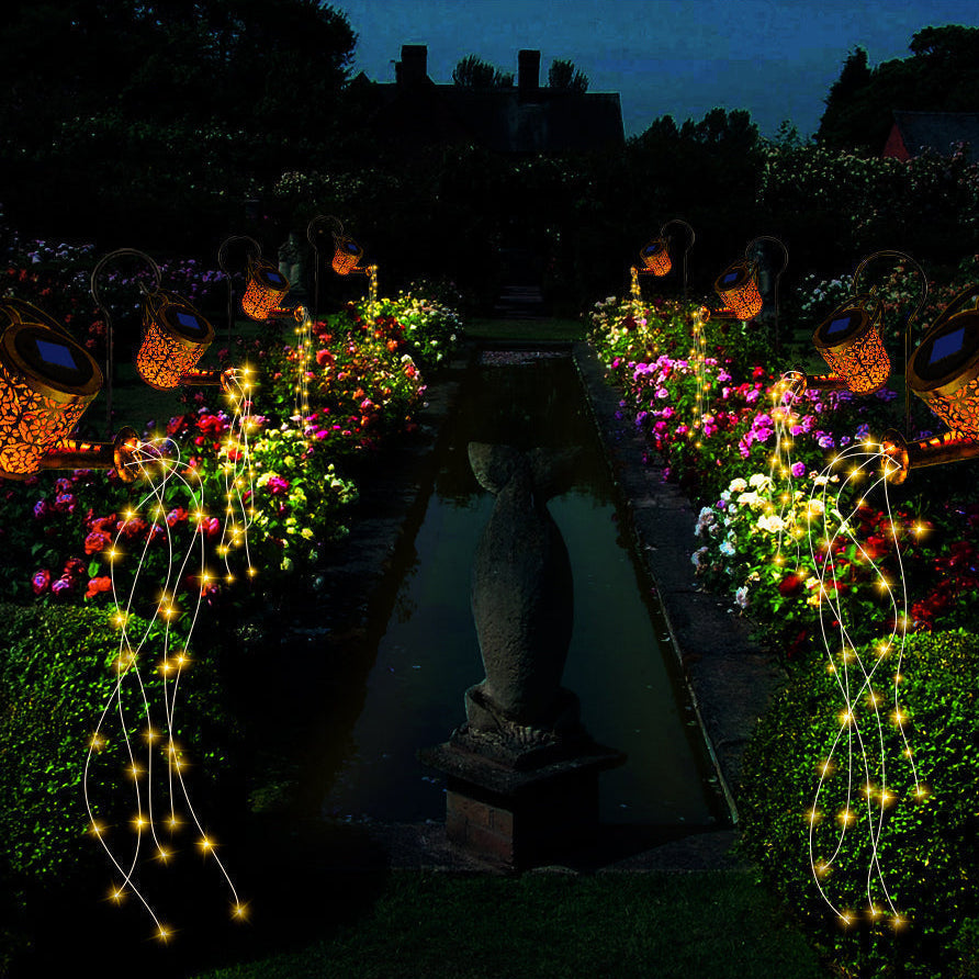 Elegante Solar-Gartenlampe mit faszinierenden Lichtmustern – 80 cm Außenlaterne für Gärten und Höhlen