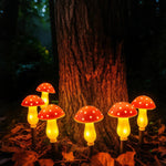 Solar Lights in a Playful Mushroom Design – 8 Lighting Modes for a Magical Atmosphere
