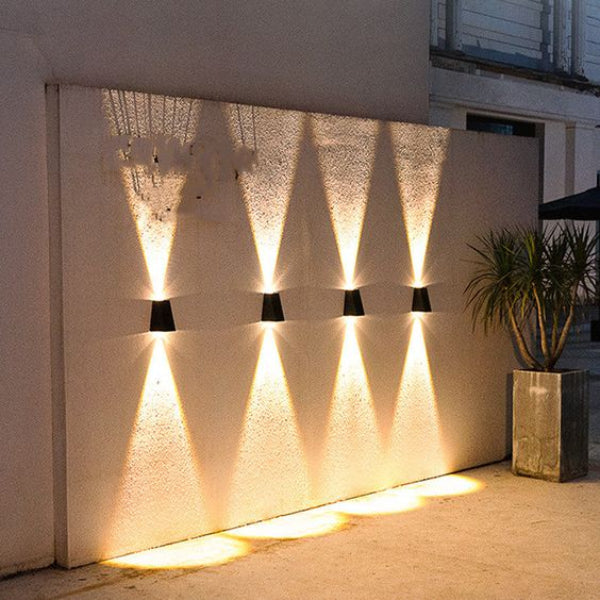 Solarbetriebene LED-Wandleuchten für den Außenbereich – Wetterfest und Einfach zu Installieren