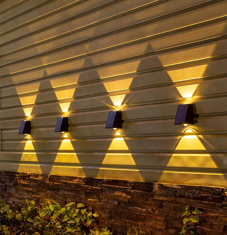 Solarbetriebene LED-Wandleuchten für den Außenbereich – Wetterfest und Einfach zu Installieren