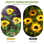Blütenzauber - Solar-Sonnenblumenleuchten für Ihren Garten