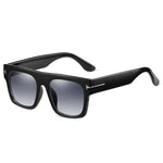 Modische Sonnenbrille | Überdimensionale Retro-Sonnenbrille mit Flachrahmen | Leicht und Bequem
