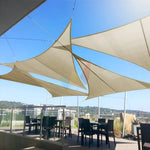 Triangular Sun Shade Sail | UV Protection and Water-Repellent for Patios