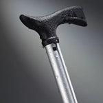 Faltbarer Gehstock mit Sitzfunktion und ergonomischem Griff