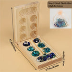 SpeelGem - Mancala Brettspiel Set mit Klappbarem Holzbrett