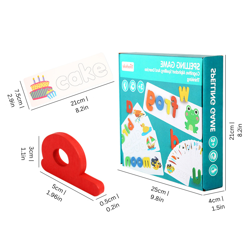 Zauberhafte Buchstabenwelt - Holzspiel für Kinder