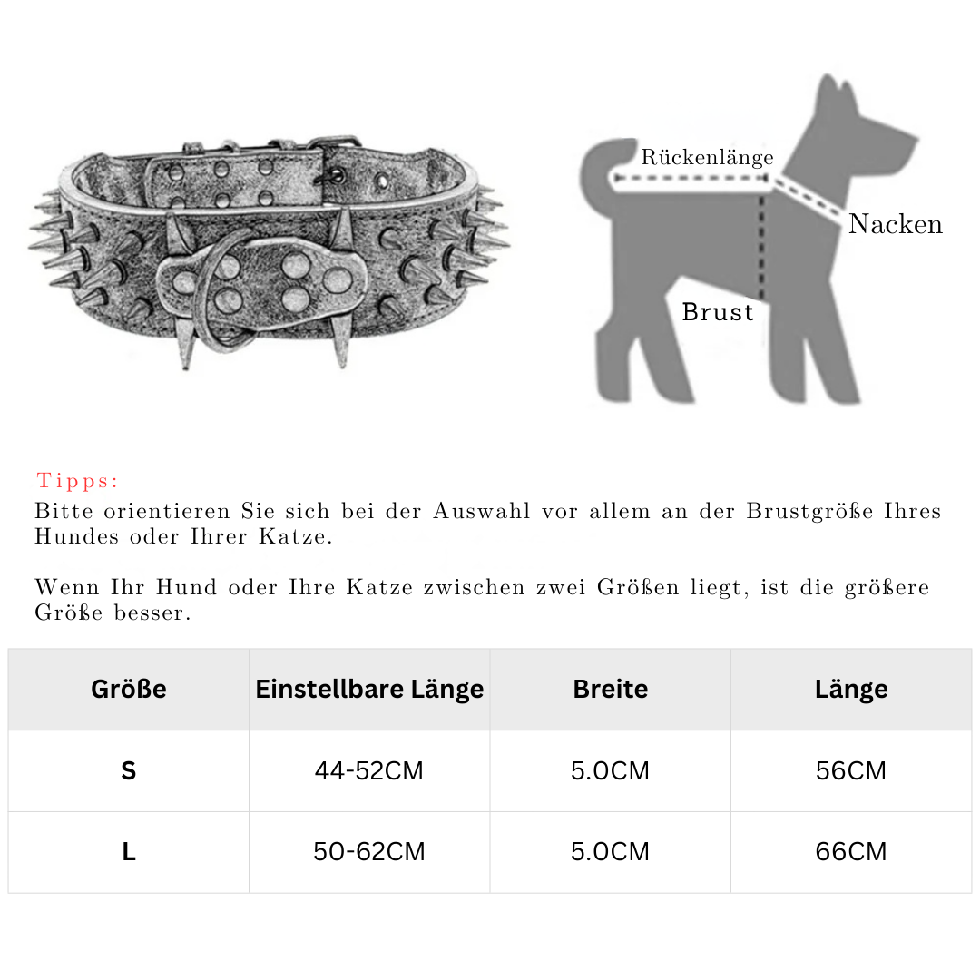 Stud Collar for Large Dogs