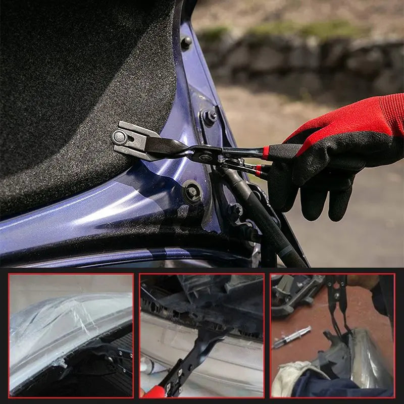 Robust pliers for effortless removal of clips and trim