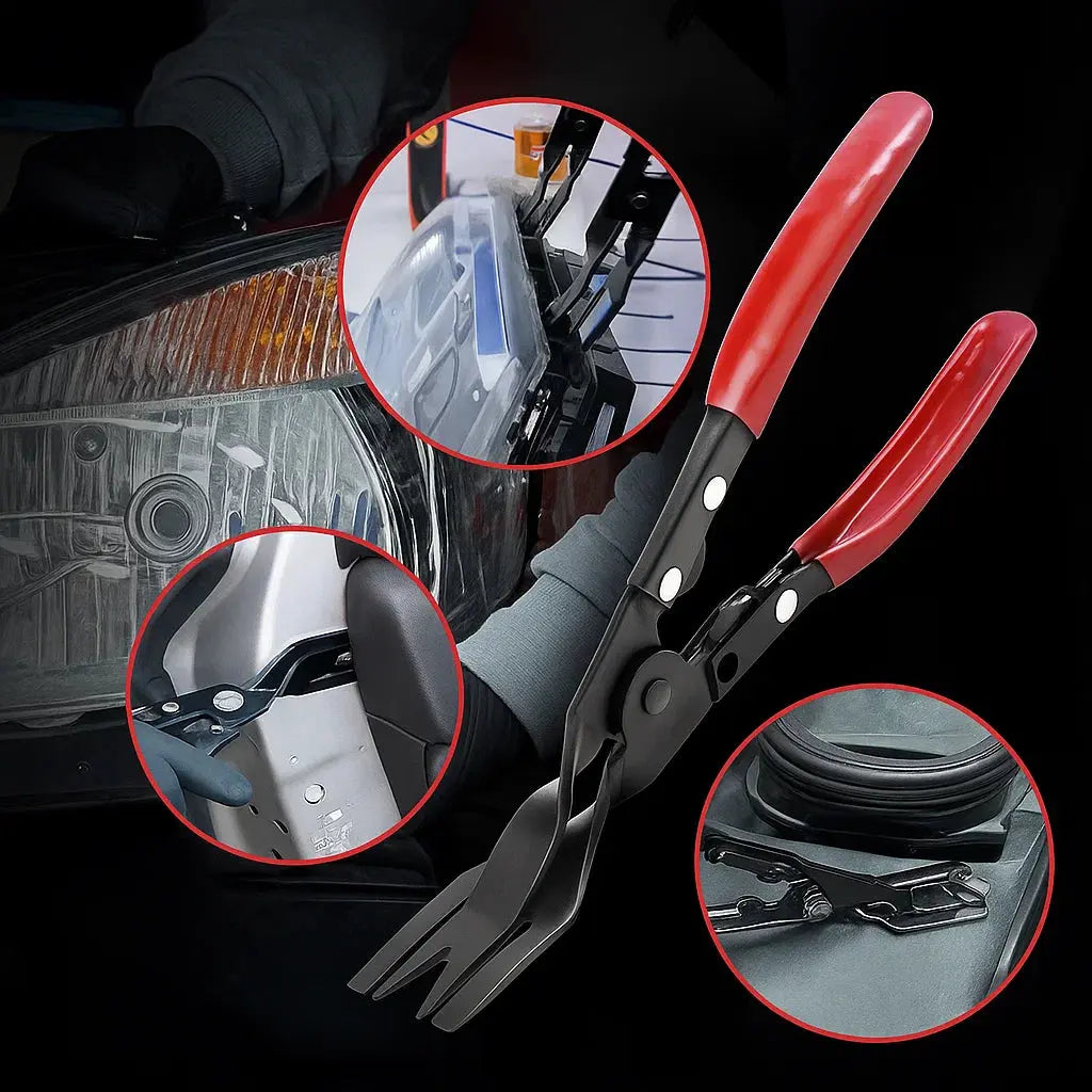 Robust pliers for effortless removal of clips and trim