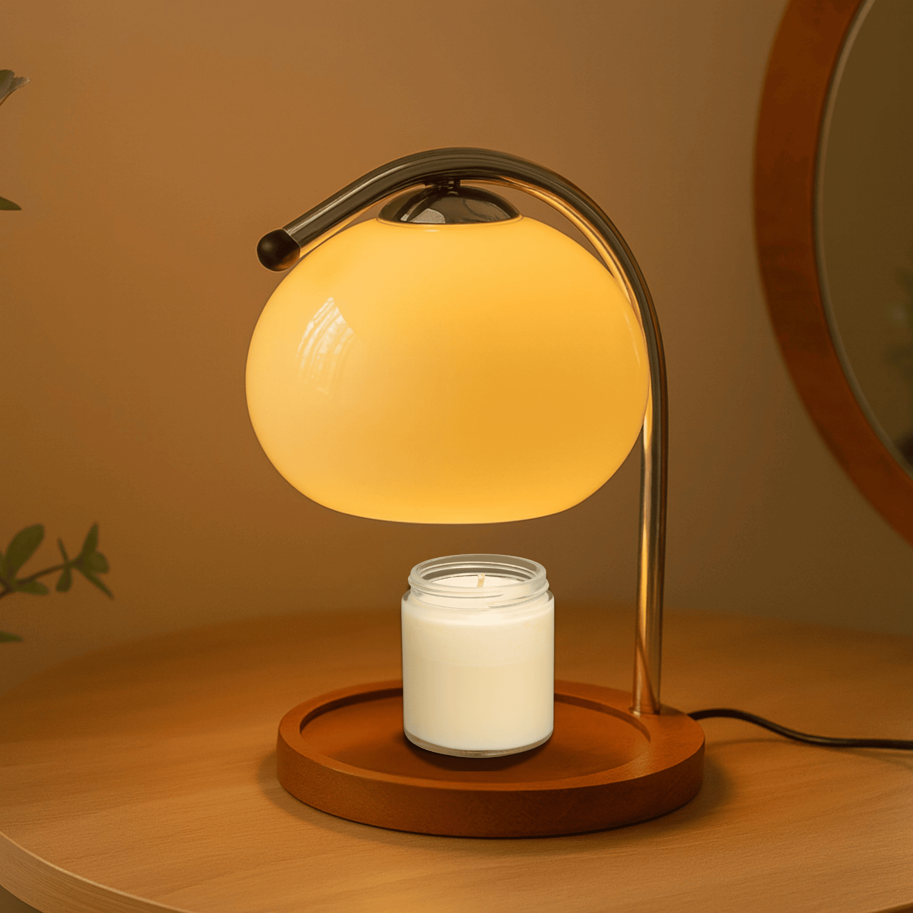 Elegante Aroma-Lampe mit LED-Beleuchtung – Duftwärmer für Ihr Zuhause