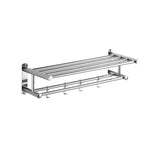 Space-Saving Towel Holder Made of Stainless Steel – Wall-Mounted for Towels and Bathrobes