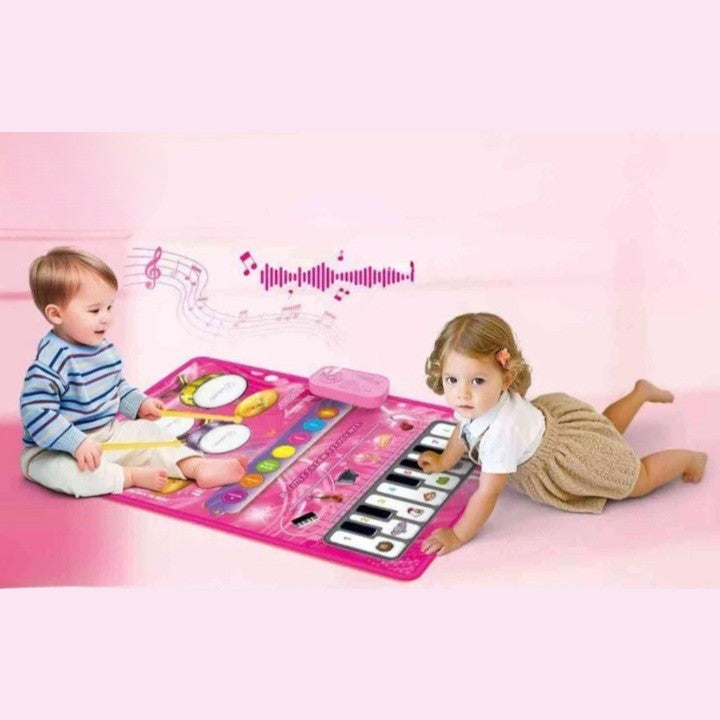 Active Dance Mat for Kids – 4 Game Modes, 6 Difficulty Levels, Music & LED Light