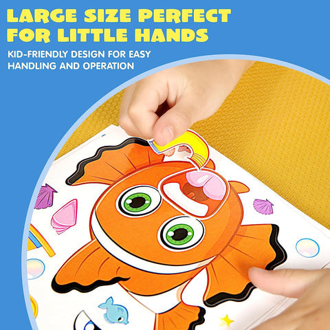 Tierische Stickerbögen - Kreative Bastelideen für Kinder