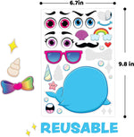Tierische Stickerbögen - Kreative Bastelideen für Kinder