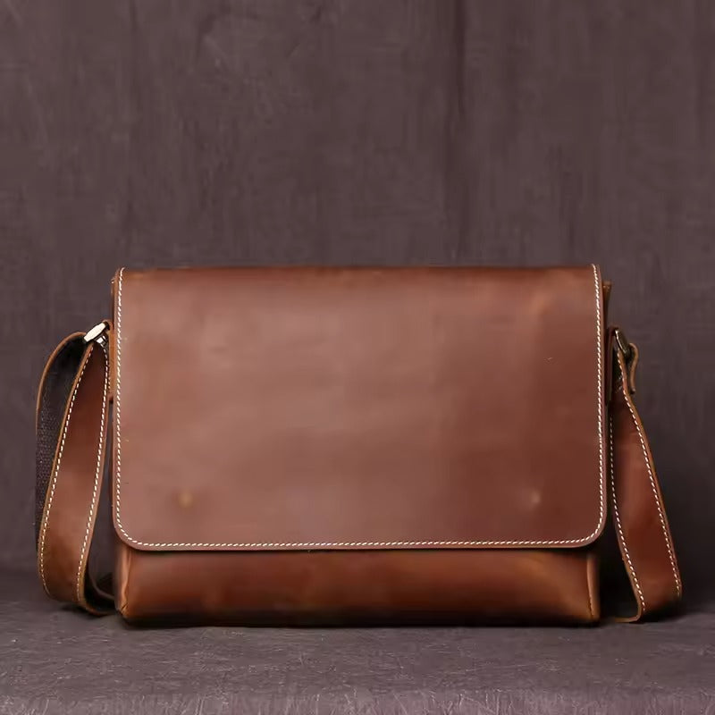 Elegante Herren Umhängetasche aus echtem Leder