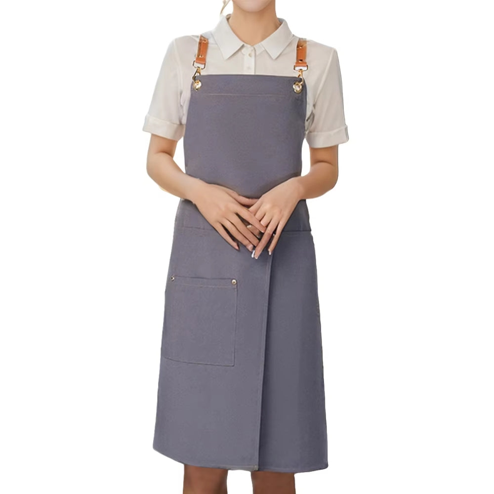 Elegante Rockschürze mit praktischen Taschen und verstellbaren Trägern