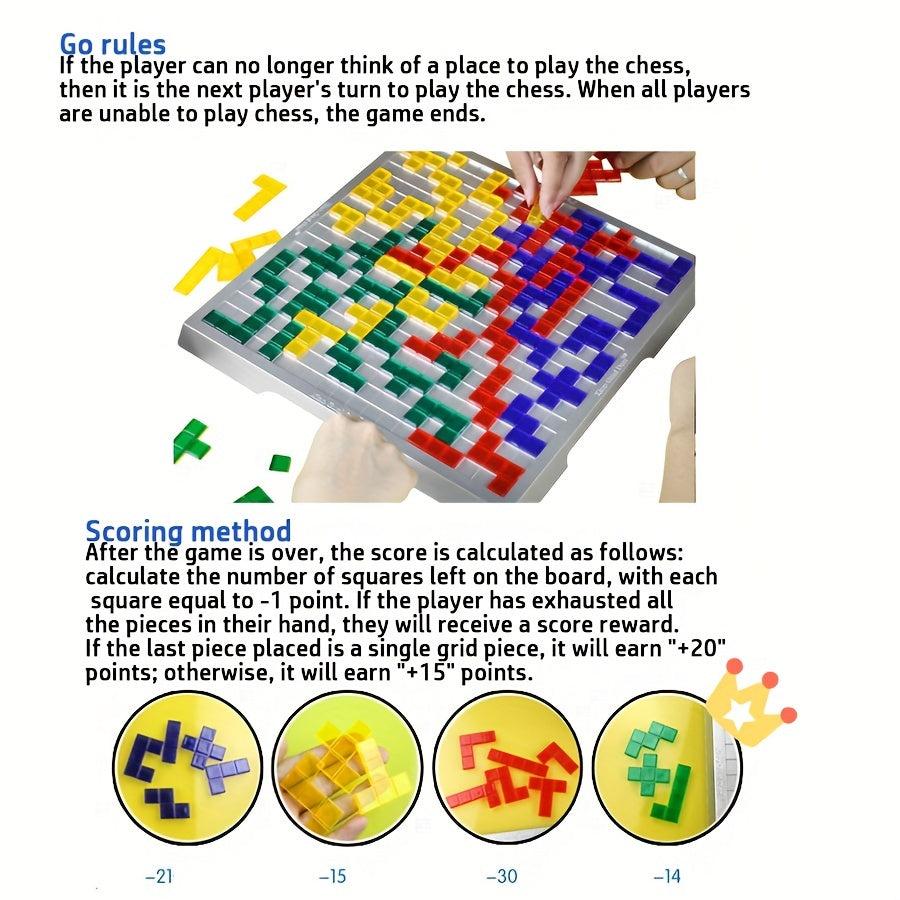 Familienstrategie-Spiel - Puzzle für bis zu 4 Spieler