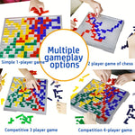 Familienstrategie-Spiel - Puzzle für bis zu 4 Spieler