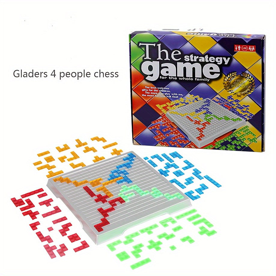 Familienstrategie-Spiel - Puzzle für bis zu 4 Spieler