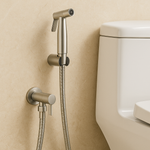Hygienische Edelstahl-Bidet-Dusche mit Wandhalterung