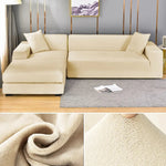 Elegante Stretch-Velours Sofahülle – Stilvoller Schutz für jedes Sofa