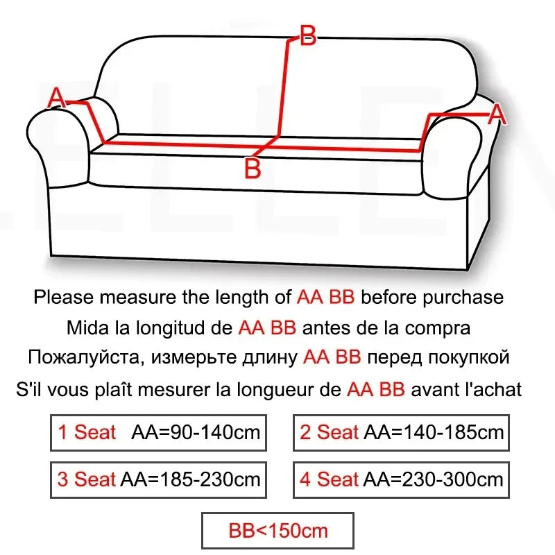 Elegante Stretch-Velours Sofahülle – Stilvoller Schutz für jedes Sofa