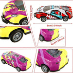 Action-Packed Toy Cars for Kids - 4-Piece Set