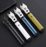 Weatherproof Lighter with Adjustable Jet Flame