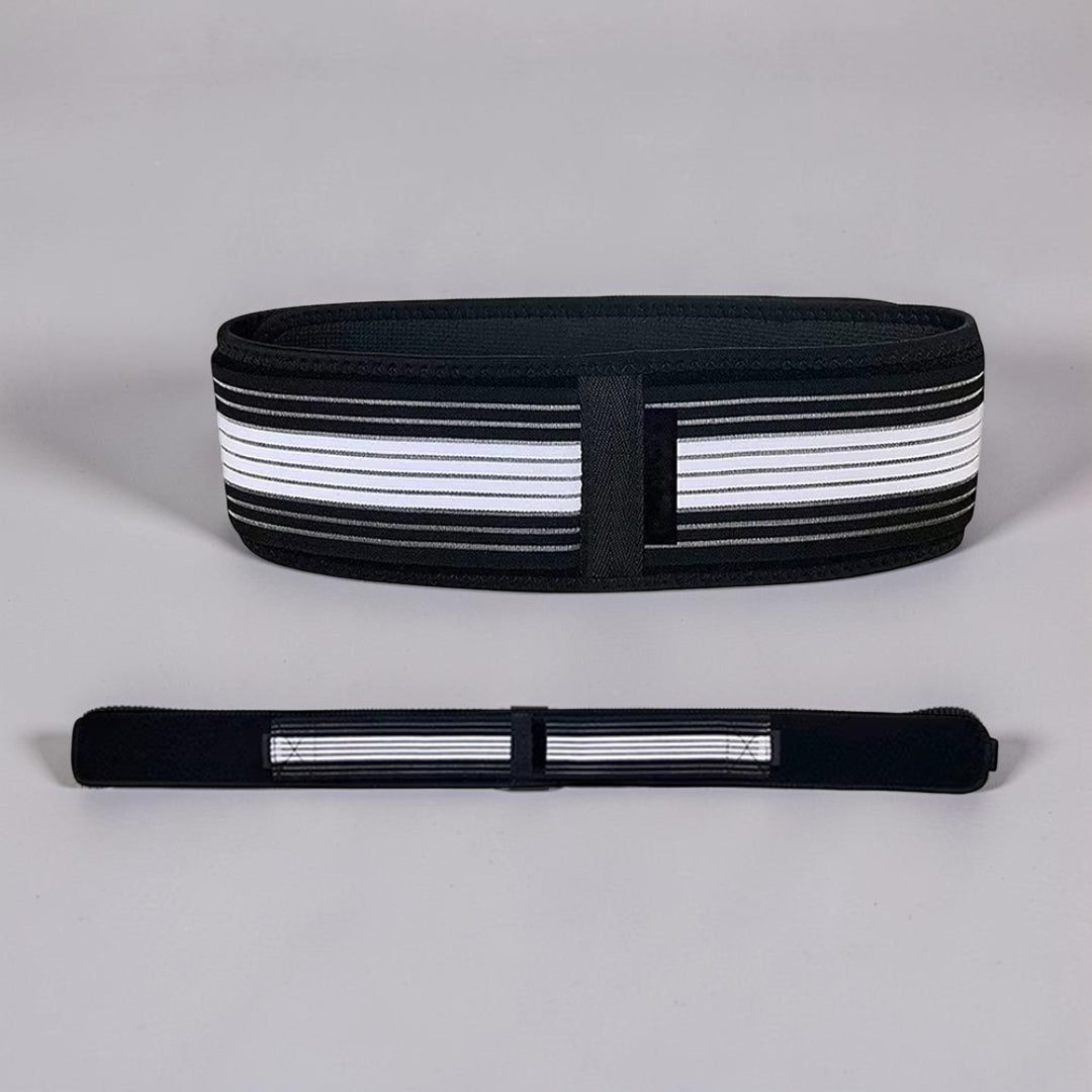 Adjustable hip belt for stability and comfort
