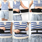 Adjustable hip belt for stability and comfort