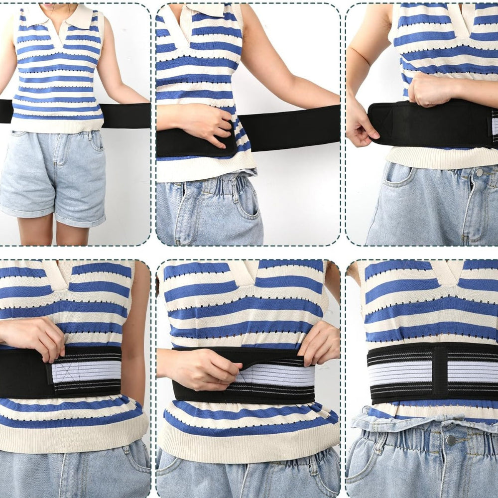 Adjustable hip belt for stability and comfort
