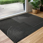 Elegant and Functional Wave Pattern Doormat for Your Home