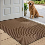Elegant and Functional Wave Pattern Doormat for Your Home