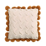 Elegant Cotton Cushion Cover with Tassels – Stylish Decoration for Your Home