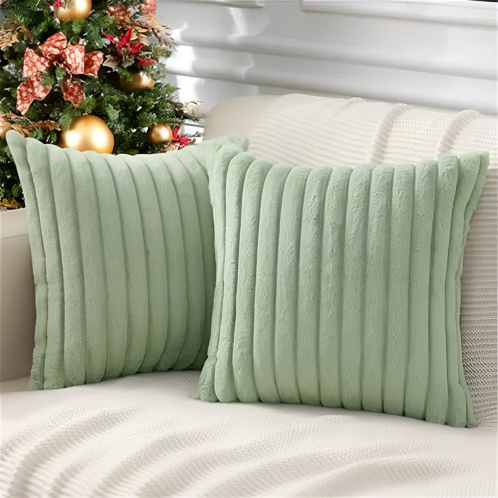 Elegante Kissenbezüge mit Streifen – 2er Set für stilvolle Wohnräume