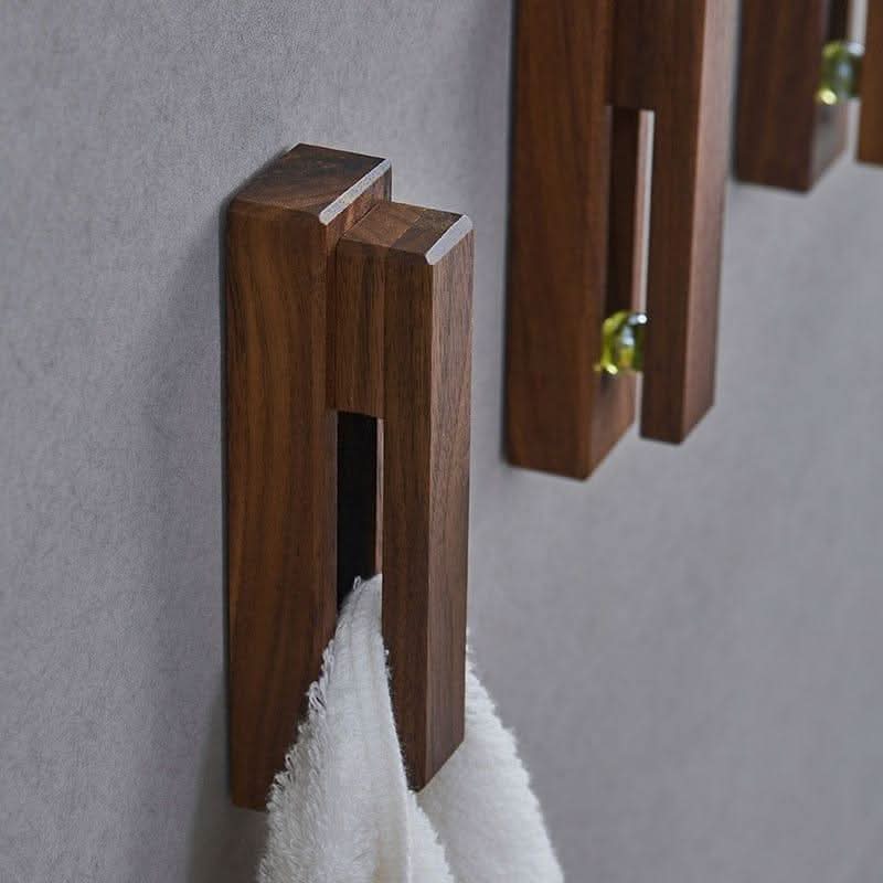 Elegant Wooden Wall Hook – Space-Saving Storage Solution for Any Room