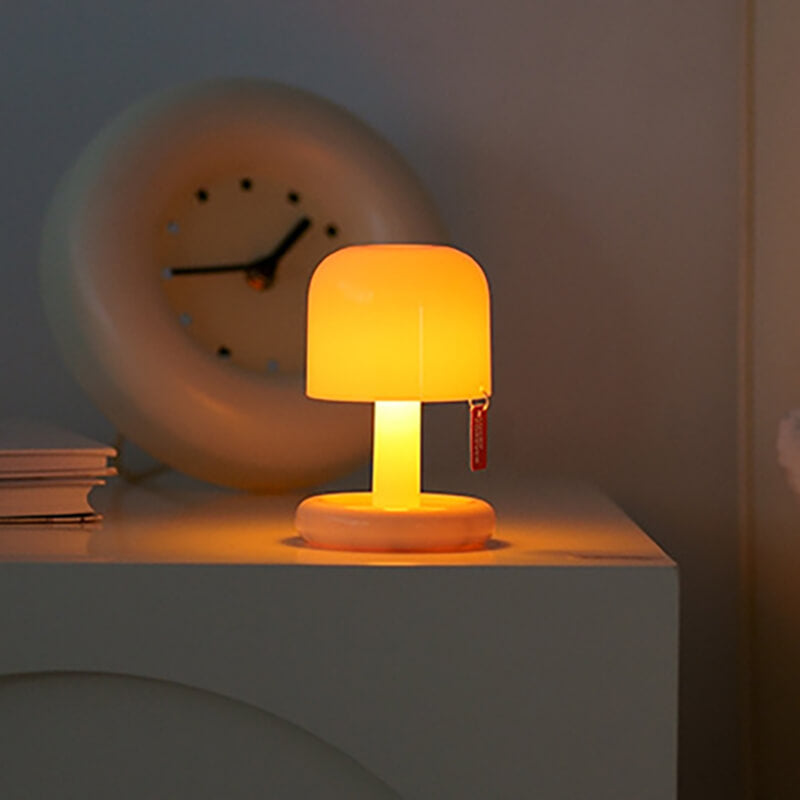 Cozy evening lamp with soft light